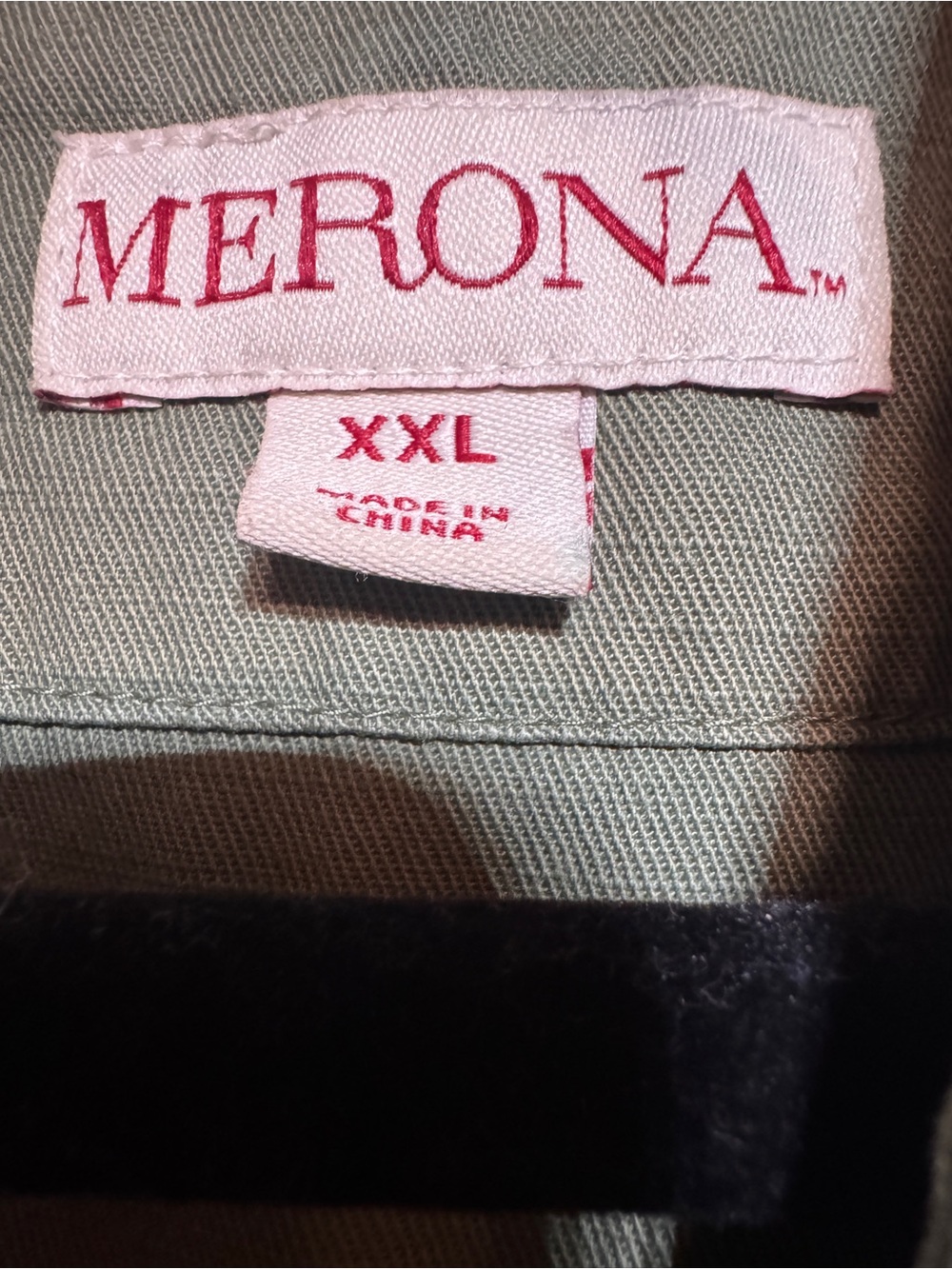 Merona Olive Green Utility Vest | Size XXL | Plus Size | 100% Cotton | Country - Picture 7 of 11